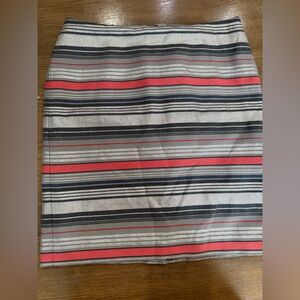 Banana Republic metallic striped skirt